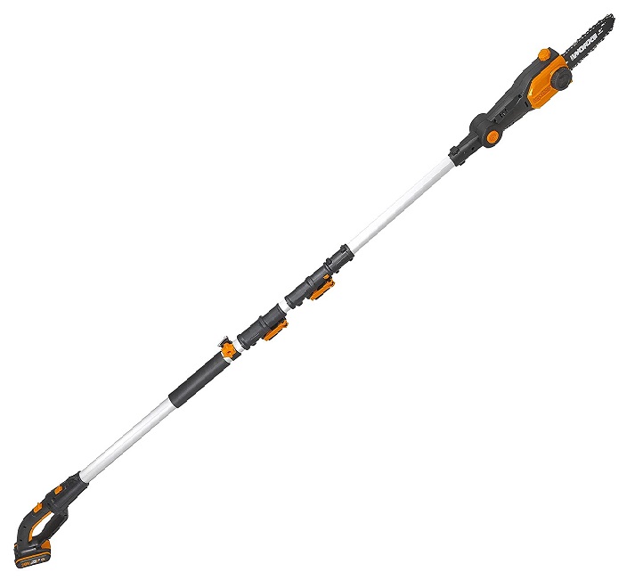 POTATORE A BATTERIA TELSCOPICO WORX TIPO WG349E CON BATTERIA 2,0 AH E CARICA BATTERIA